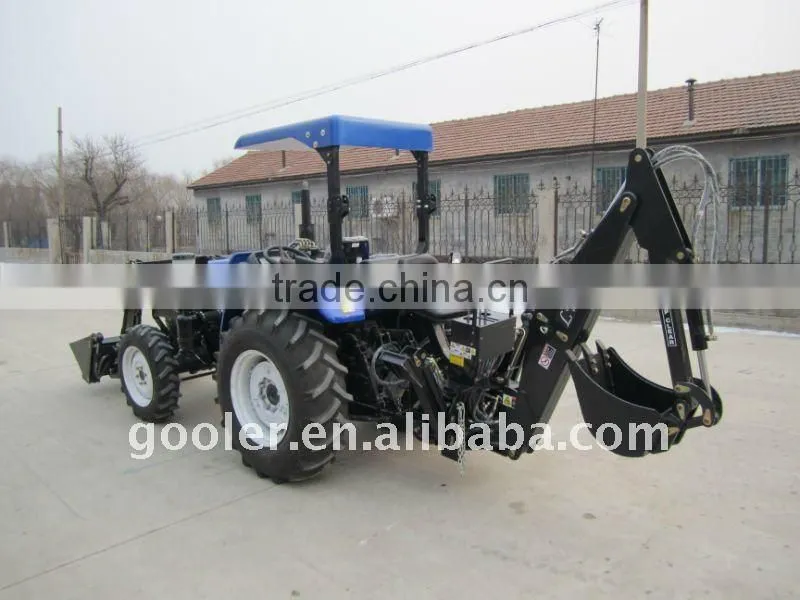 compact garden tractor with Front end loader and Backhoe/excavator