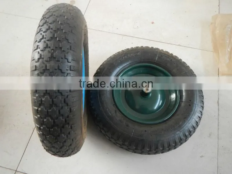 Qingdao supply diamond pattern wheelbarrow tyre 4.80/4.00-8
