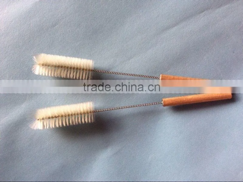 Wooden handle nylon bottle cup brush clean brush