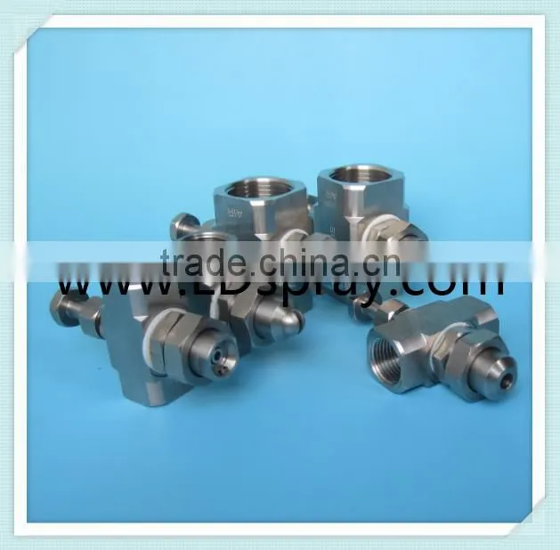 1/2",1" Stainless steel Air atomizing internal or external mixing spray nozzles