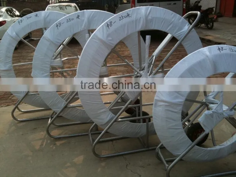 Fiberglass duct rodder/fiberglass rod/cable duct rods