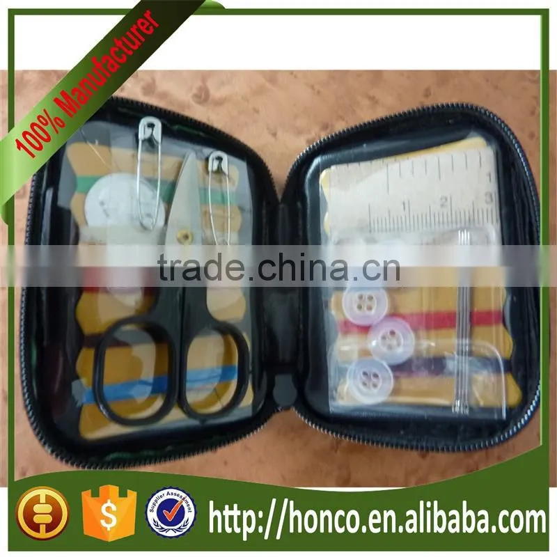Sewing kit in nylon bag
