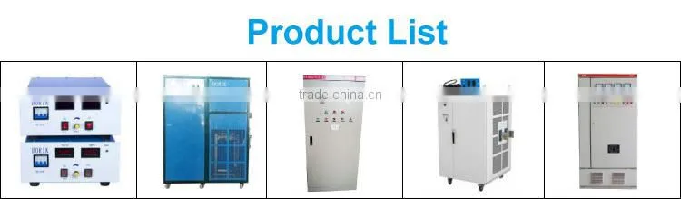 Compact module High frequency switching DC water electrolysis