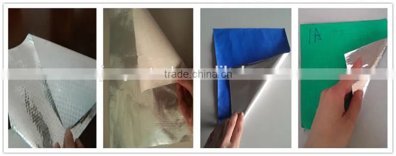 Attic Reflective radiant barrier aluminum foil fabric thermal insulation material high quality