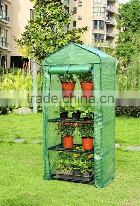 62''H Portable PE Flower Greenhouse
