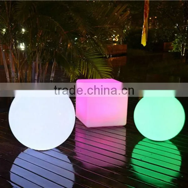 LED plastic floating ball lamp