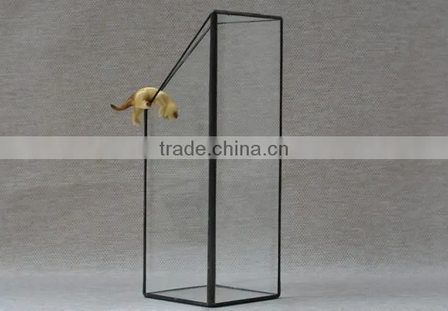 Home DIY decor micro landscape clear terrarium geometric glass greenhouse