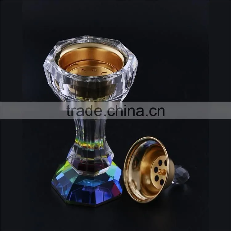 Colorful crystal chinese incense burner antique CC008