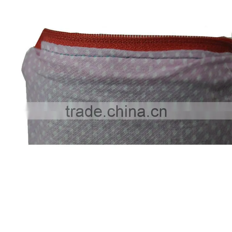 Coin purse with girl on cyan