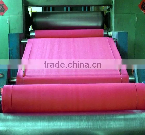 Nonwoven polyester felt