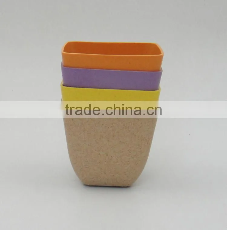 Eco bamboo fiber mini bamboo pot