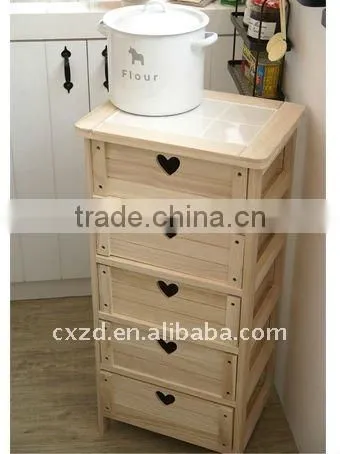 Receive solid wood cabinets