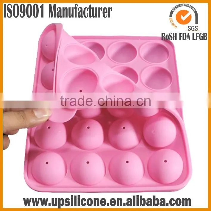 2016 Non-stick Silicone Lolly Model ,Lolly Pop Baking Mold,Silicone Ball Cake Molds