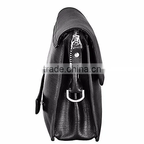 Mens Genuine Leather Big Clutch Bags Wristlet Handbag Organizer Wallet Business Checkbook High Capacity Soft Zipper Wallets