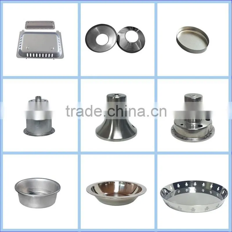Eco-friendly custom deep drawing products, round deep drawing part