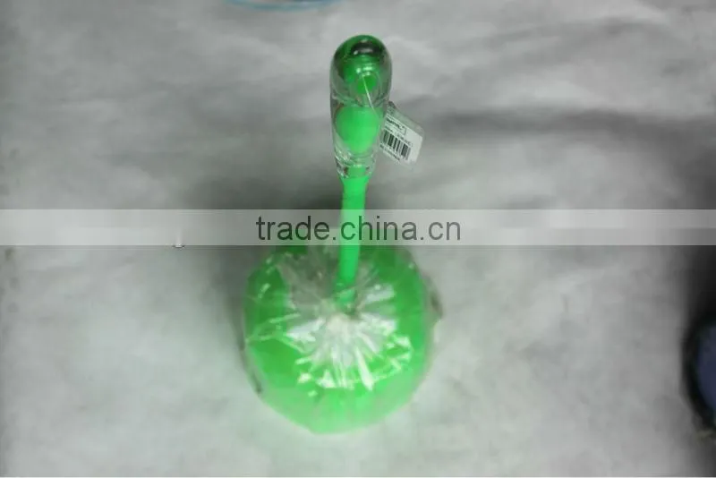 hot sale plastic toilet brush with long holder