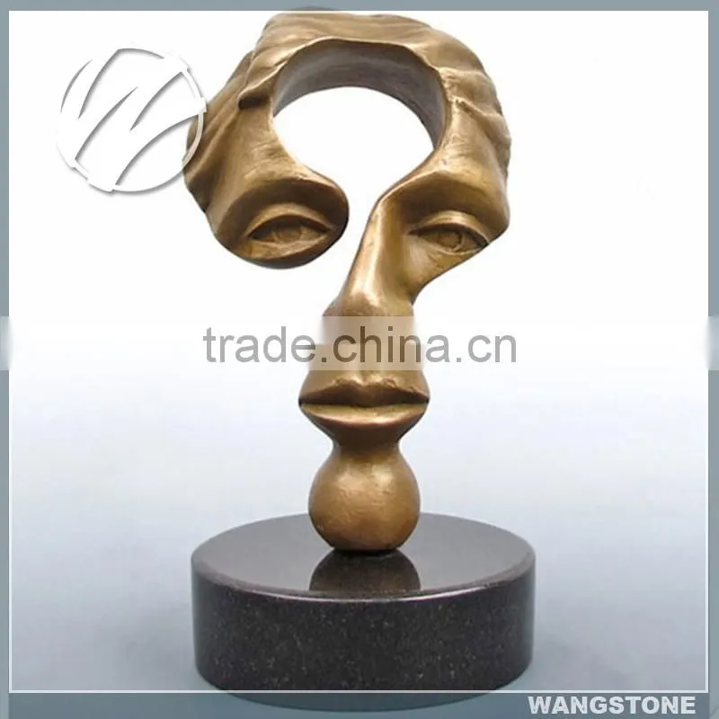 Abstract art design bronze statues life size