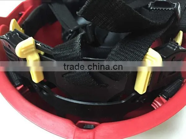 Fire helmet fireman protected red safty cap nomex fabric aramid waterproof flame resistant