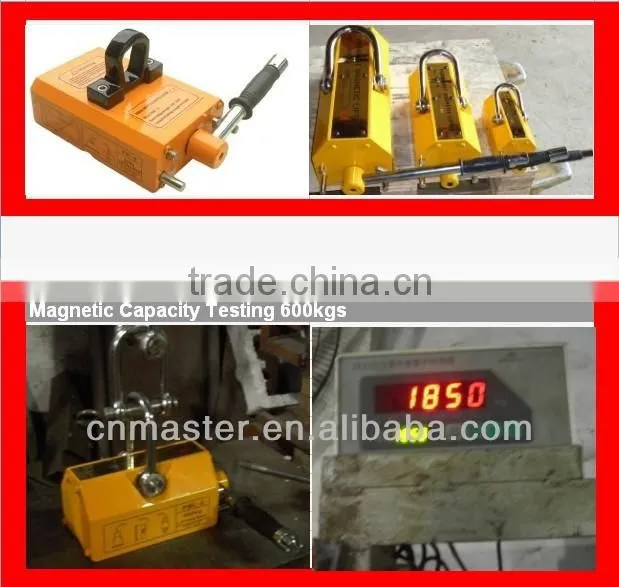 MASTER Hot Sell Permanent Magnetic Lifter (PML1000/600/300 3time and 3.5time)