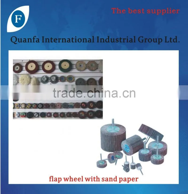 flap wheel with sand paper