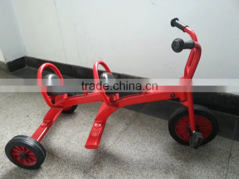 children 3 wheel car baby tricycle two seat for sale