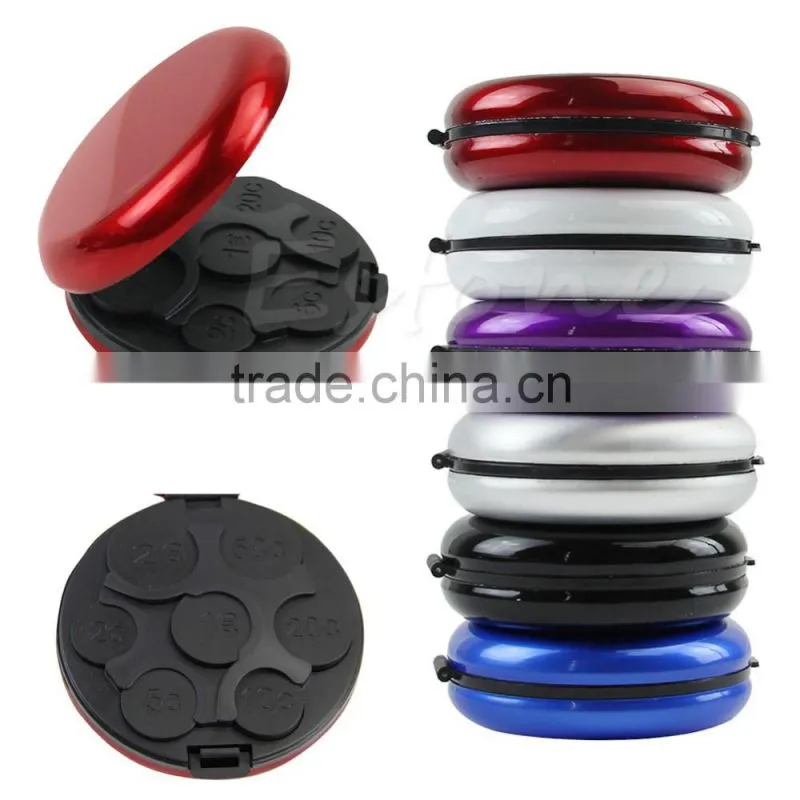 Fashion New Aluminium Euro Coin Dispenser Holder Purse Wallet Hold Coins Gadget