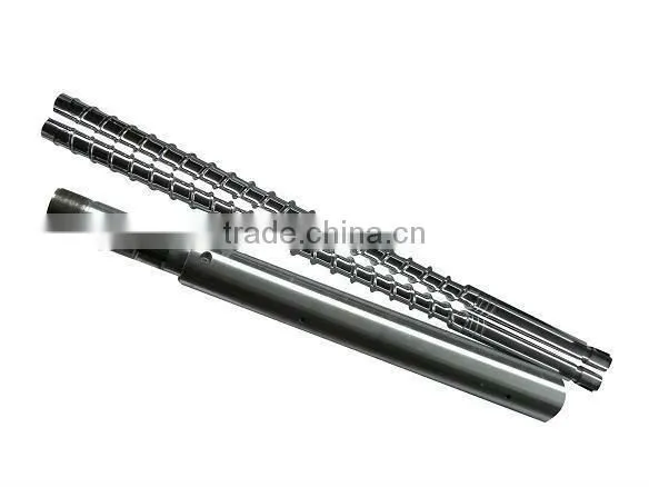 Injection screw barrel for injection moulding machine PVC