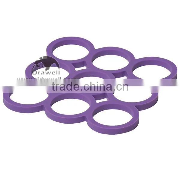 SH-6476 Heat Resistant Durable Flexible Non Slip Mat silicone pot holder