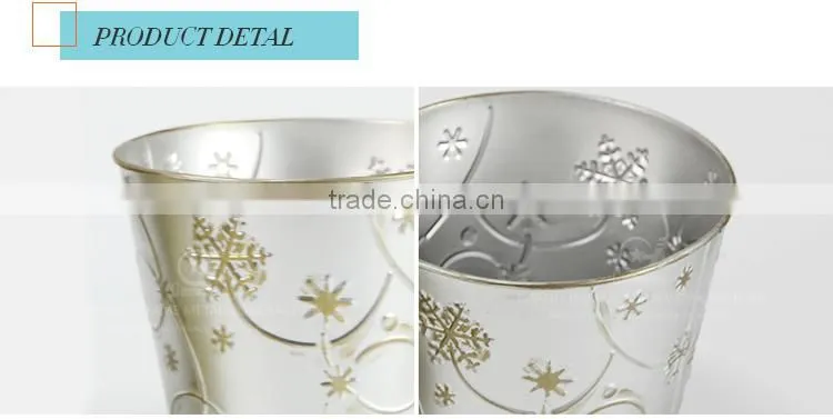 factory price iron and zinc homeware embossing best way to water plants in pots steel pots galvanized flower pot
