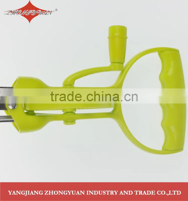 16' Classic Rotary stainless steel egg beater with green pp handle
