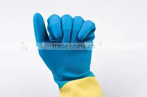 Home Furnishing Dish Washing Gloves Natural Latex Gloves
