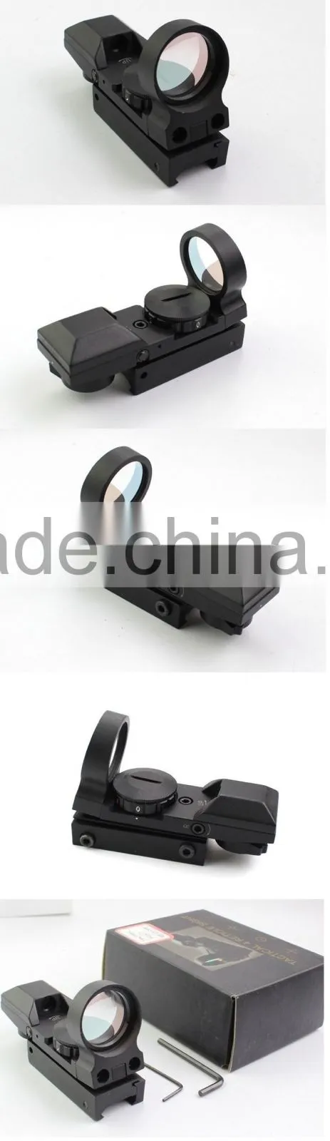 Tactical Reflex Red Dot Sight with Variable 4 reticle shapes