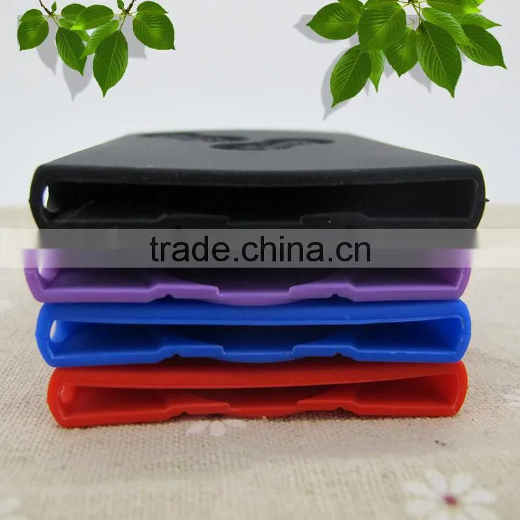 Colourful car key silicone cover for Renault