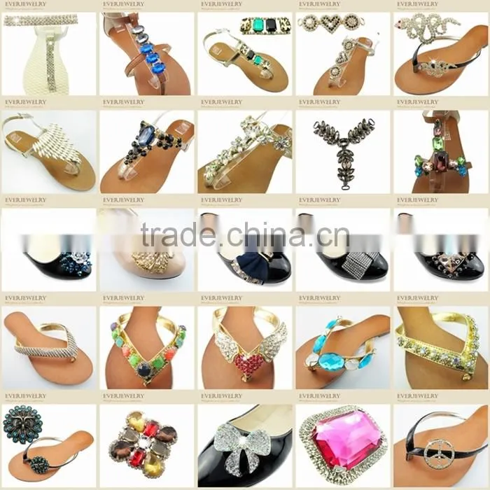 2017 fancy rhinestone shoe jewelry