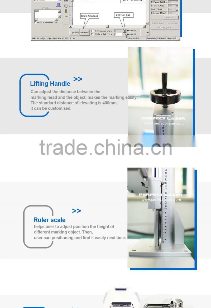 date code marking laser machinery fiber laser marker for sale