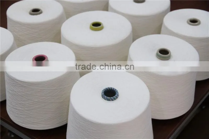 Wholesale T/C polyester cotton yarn price for knitting