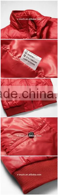 2016New design man down jacket for winter outer wearing man