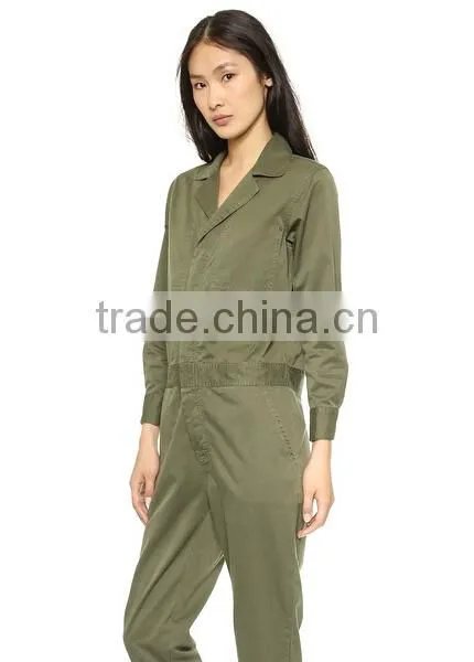 2014 Women Wear Long Sleeve Jumpsuit
