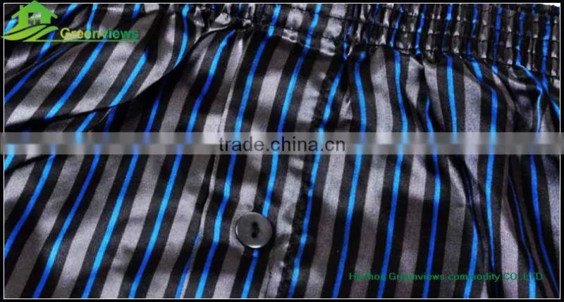 Silk fabric boxer sexy men underwear printing wholesale mens silk cheap underwear briefs boxers shorts GVYL0015
