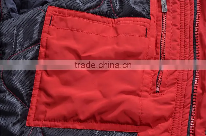waterproof and windproof mens' padded winter super warm jacket