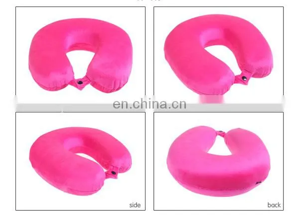 U shape headrest memory foam neck pillow car flight travel
