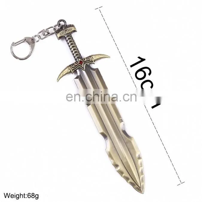 Factory direct LOL key chain League of legends keychan