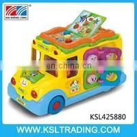 Plastic educational rocking horse electric toy with music