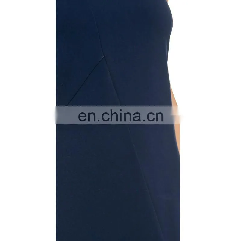 Hot sale ladies satin sleeveless latest formal dress patterns