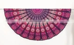 Hippie Round Mandala Tapestry Wall Hanging Indian Beach Throw Towel Yoga Mat