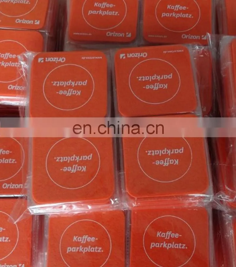 Alibaba Cute different shape felt drink coaster made in China