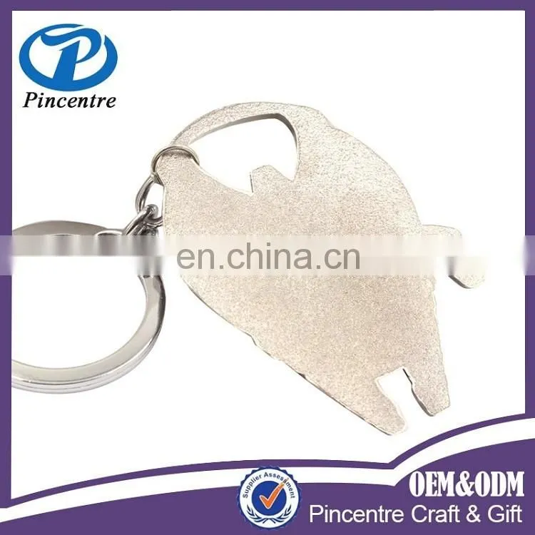 Custom bottle opener keychain/bottle opener keychain made in china