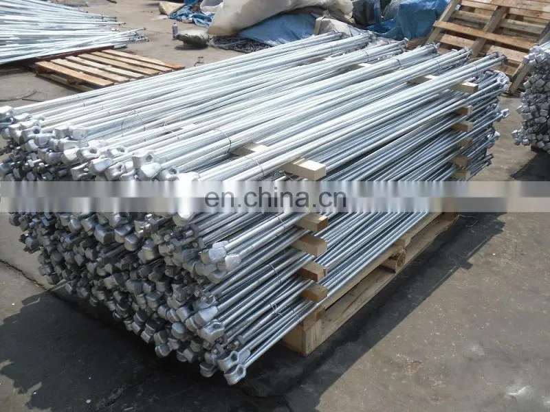 Pole Anchor Type Carbon Steel Ground Screw Anchor