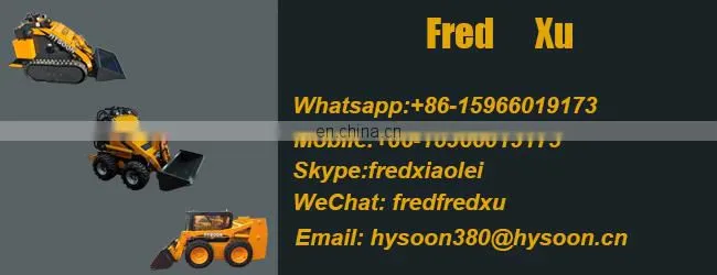 Small tractor gas mini articulating loader for sale