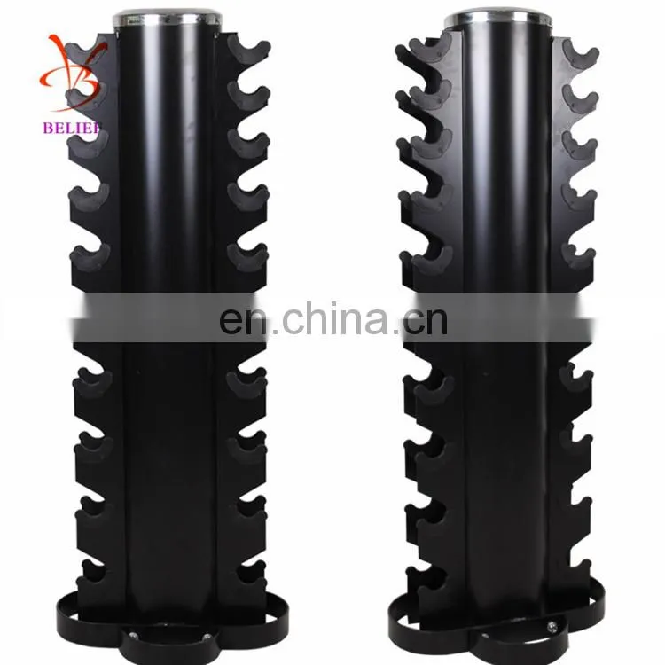 Gym Equipment Steel Dumbbell Storage Rack For 10 Pairs